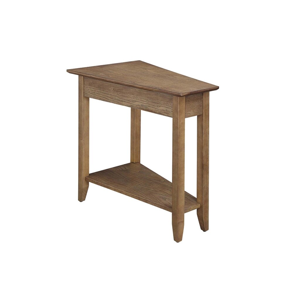 Convenience Concepts American Heritage Wedge End Table with Shelf