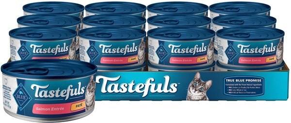 Blue Buffalo Tastefuls Salmon Entrée Pate Wet Cat Food