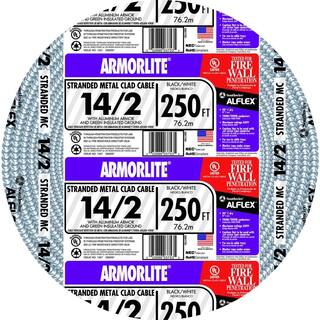 Southwire 142 x 250 ft. Stranded CU MC (Metal Clad) Armorlite Cable 55017701