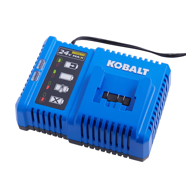 Kobalt KBCD 2424-03 24-Volt Max 2-Pack 4 Amp-Hour Lithium Power Tool Battery Kit (Charger Included)💝 Last Day For Clearance