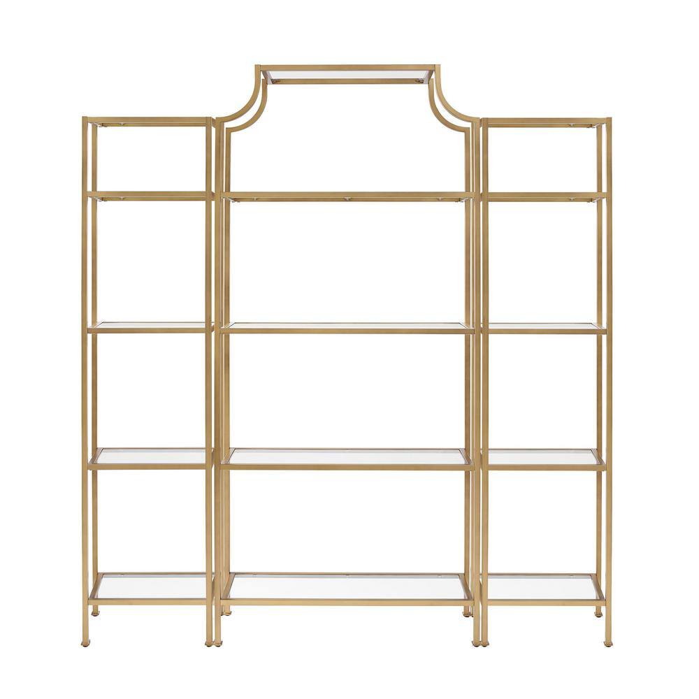 CROSLEY FURNITURE Aimee Soft Gold Etagere Set (3-Piece) KF65004GL