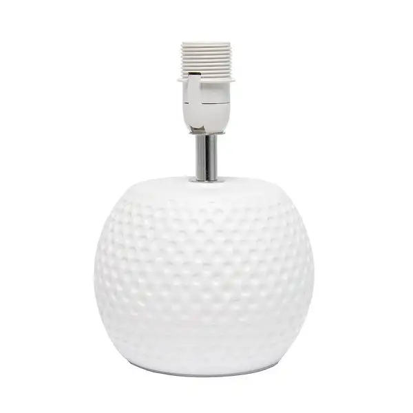 Simple Designs Studded Texture Ceramic Table Lamp