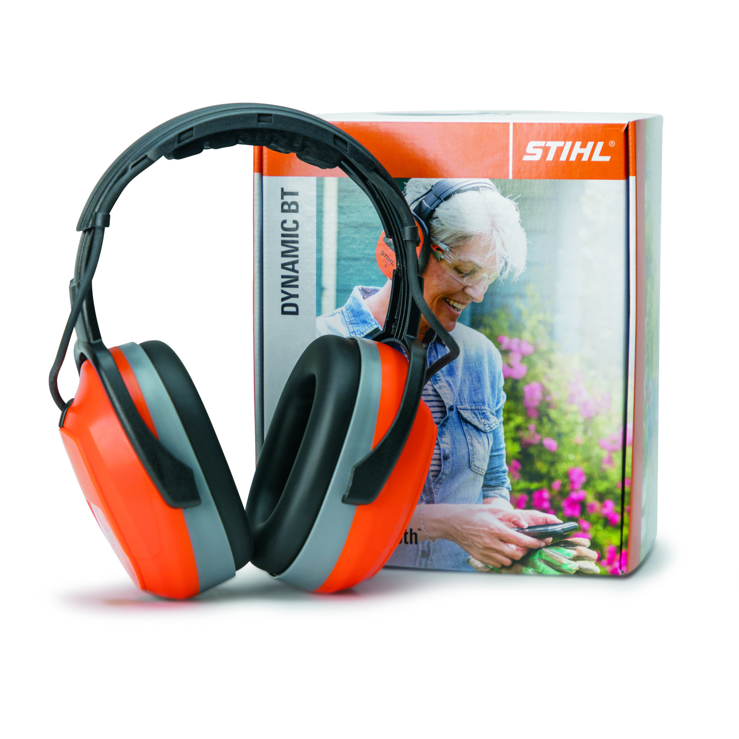 STIHL Dynamic Bluetooth 24 dB Professional Hearing Protectors Black/Orange 1 pk