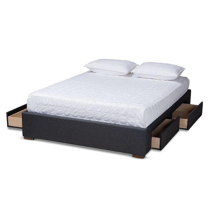 Baxton Studio Leni Queen/King Bed Frame