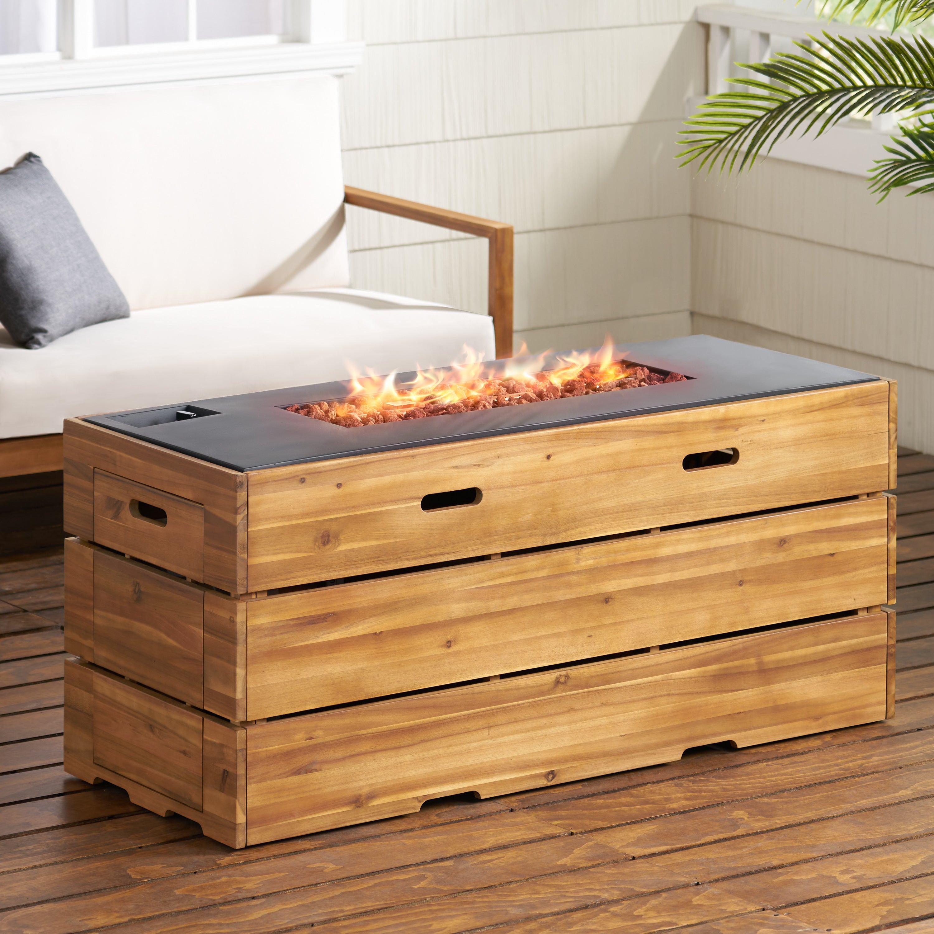 Moloney Outdoor 40,000 BTU Rectangle Fire Pit