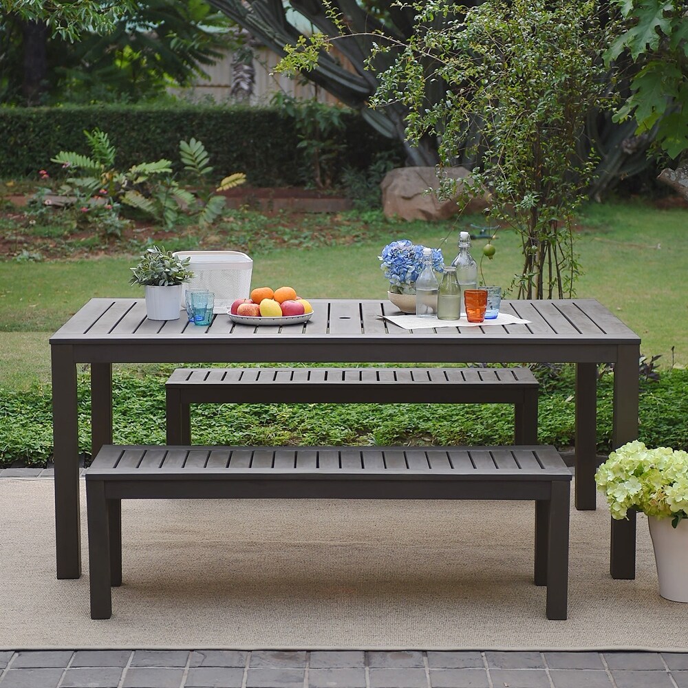 Cambridge Casual Surfside Outdoor Backless Bench