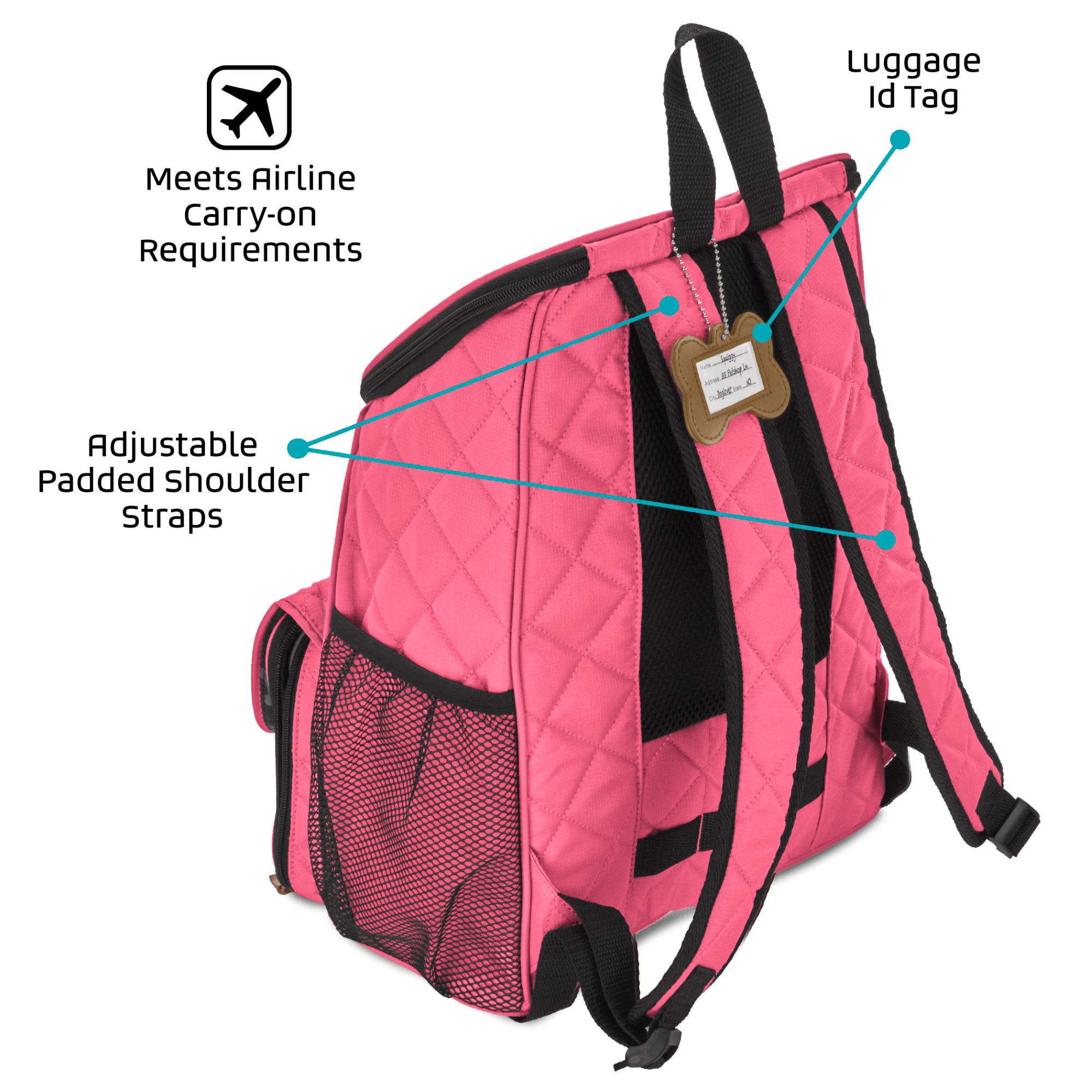 Mobile Dog Gear Pink Weekender Backpack