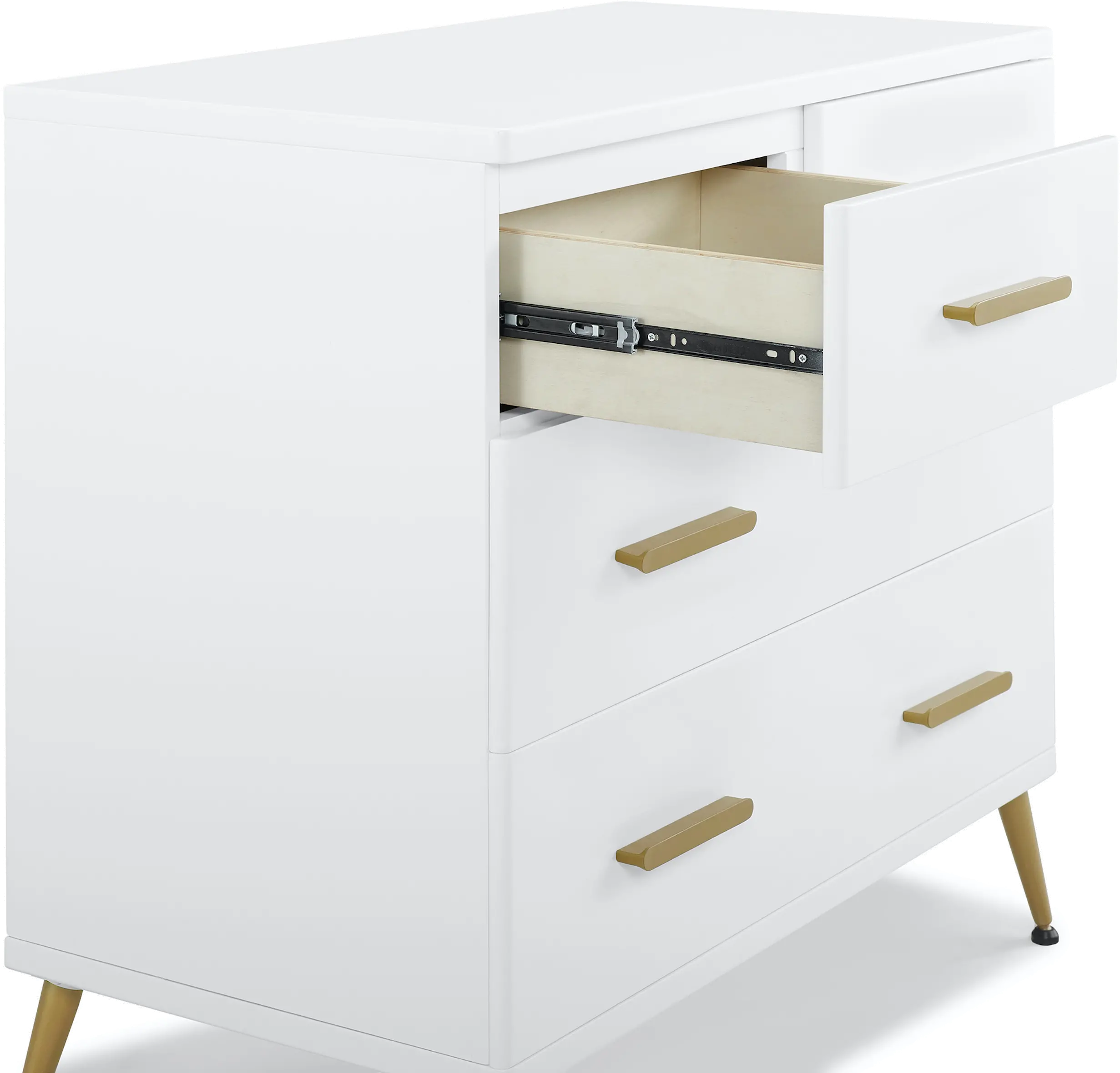 Sloane White Dresser with Changing Top