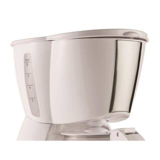 Brentwood Appliances 4-Cup White Coffee Maker and 2-Slice White Toaster 843631123430