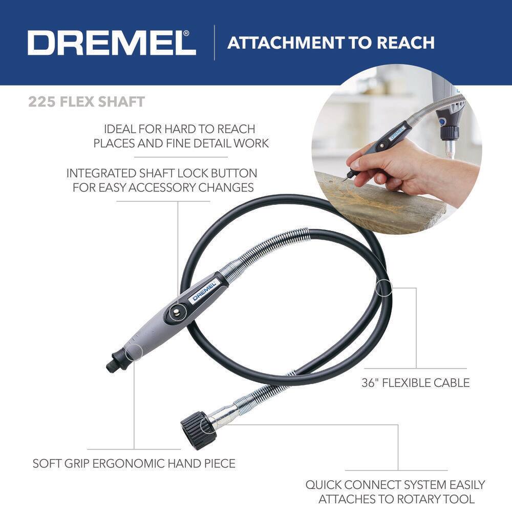 Dremel 4000 Series 1.6 Amp Variable Speed Corded High Performance Rotary Tool Kit with 50 Accessories 6 Attachments and Case 4000-650