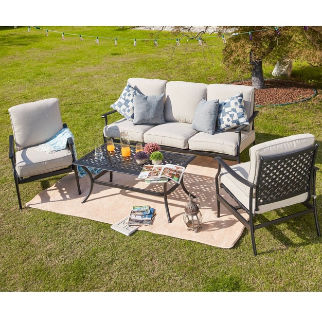 4pc Outdoor Patio Seating Set Patio Festival