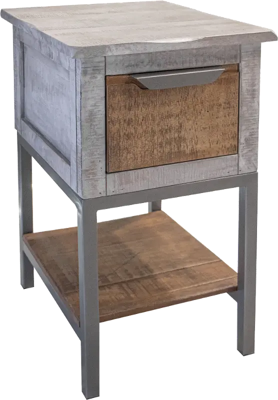 Mita Natural Mango Side Table