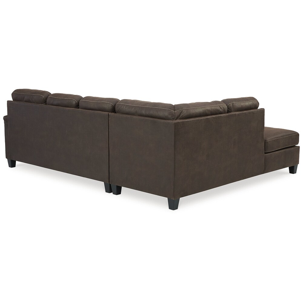 Signature Design by Ashley Navi 2 Piece Sectional with Chaise   117\