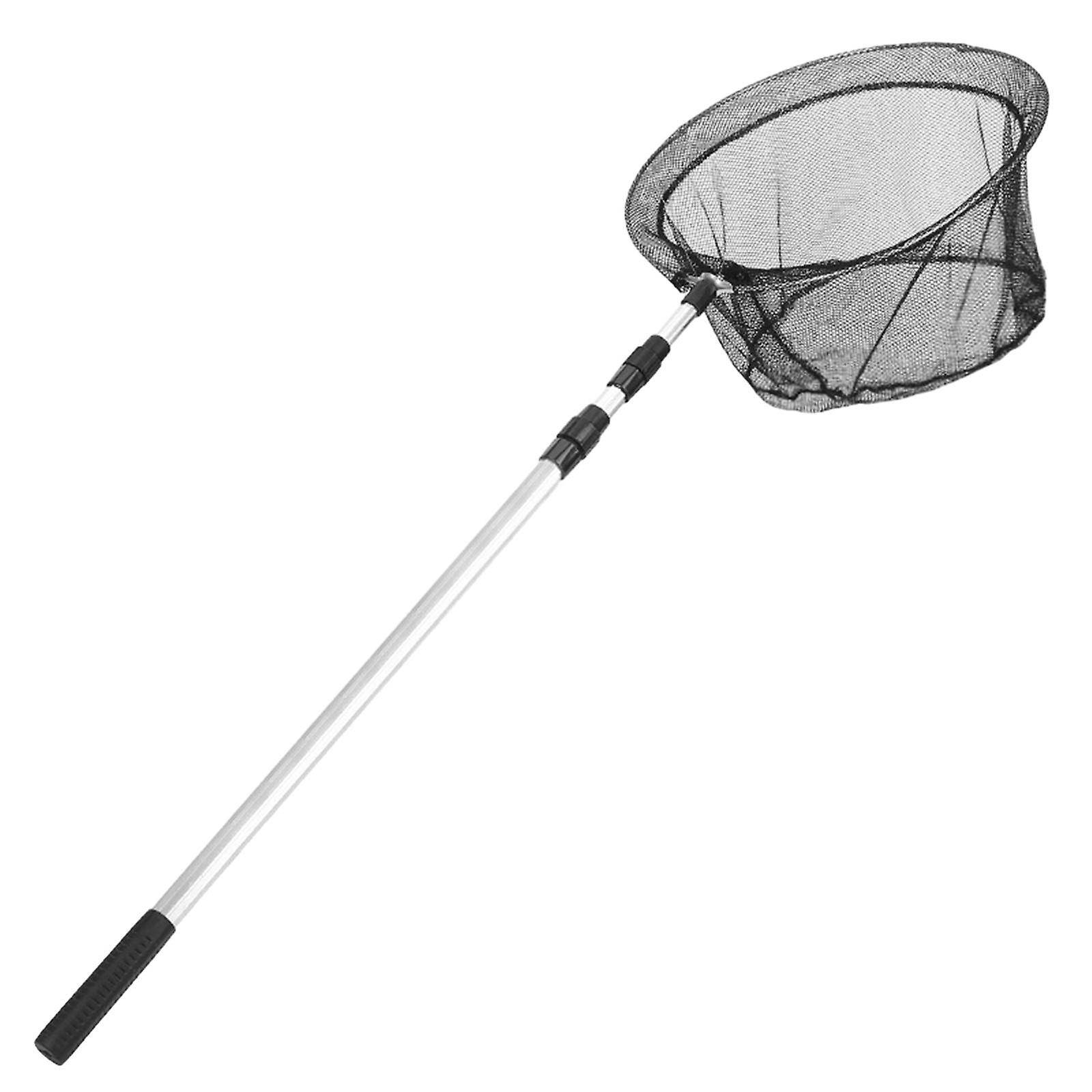 Portable Folding Fishing Landing Net Aluminum Alloy For Freshwater Saltwater 1.5 Meters