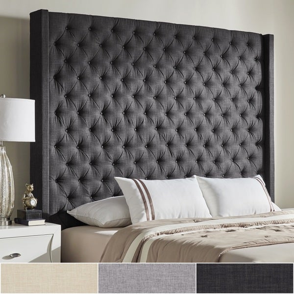 Naples Button-tufted Wingback Headboard only by iNSPIRE Q Artisan - - 19511535