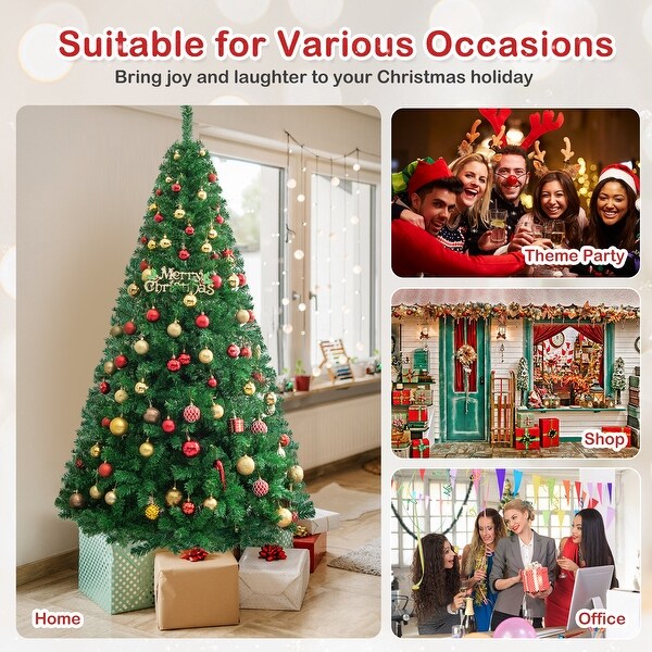 Premium 7Foot Green PVC Artificial Christmas Tree