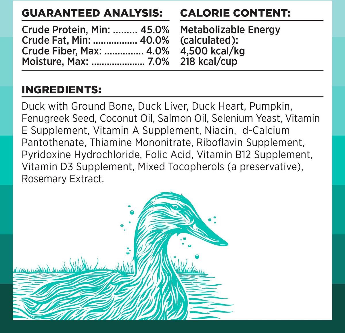 BIXBI Rawbble Duck Recipe Grain-Free Freeze-Dried Dog Food