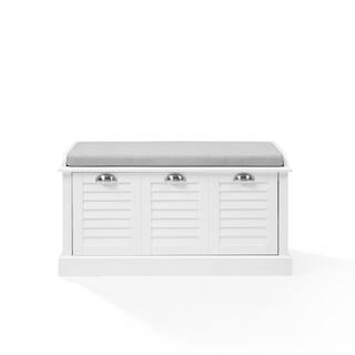 CROSLEY FURNITURE Ellison White Storage Bench CF6041-WH