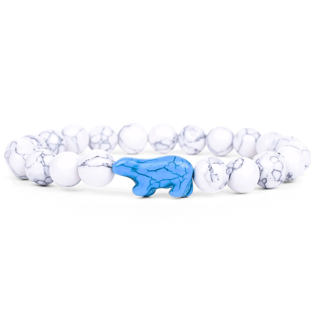 Fahlo  The Venture Bracelet in Arctic White - PBI Edition-Polar Bears-Tracking Bracelet