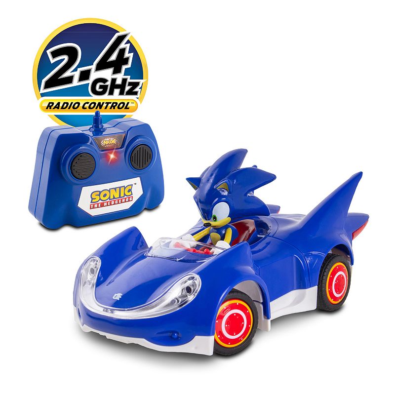 Sonic the Hedgehog NKOK Sonic and Sega All-Stars Racing RC Sonic Remote Controlled Car