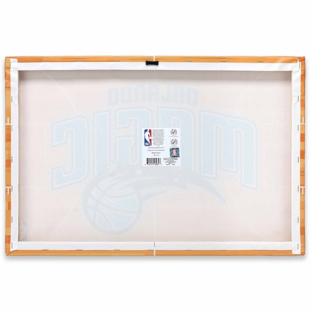 Nba Orlando Magic Court Canvas Wall Sign