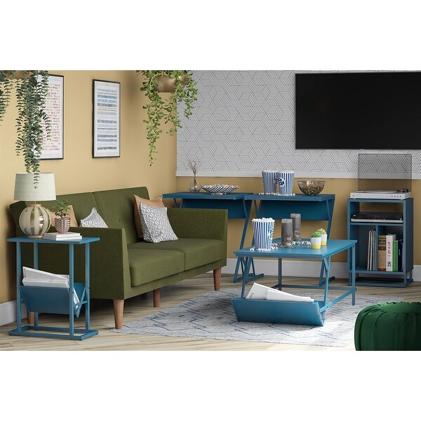 The Novogratz Regal Blue Coffee Table