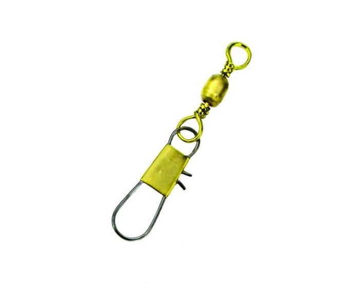 Eagle Claw Barrel Swivel with Interlock Snap-10 01032-010