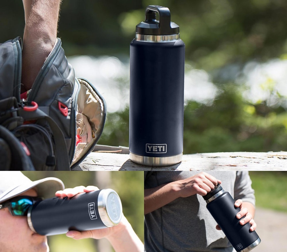 36oz Rambler Bottle with Bottle Chug Cap ; Navy ;