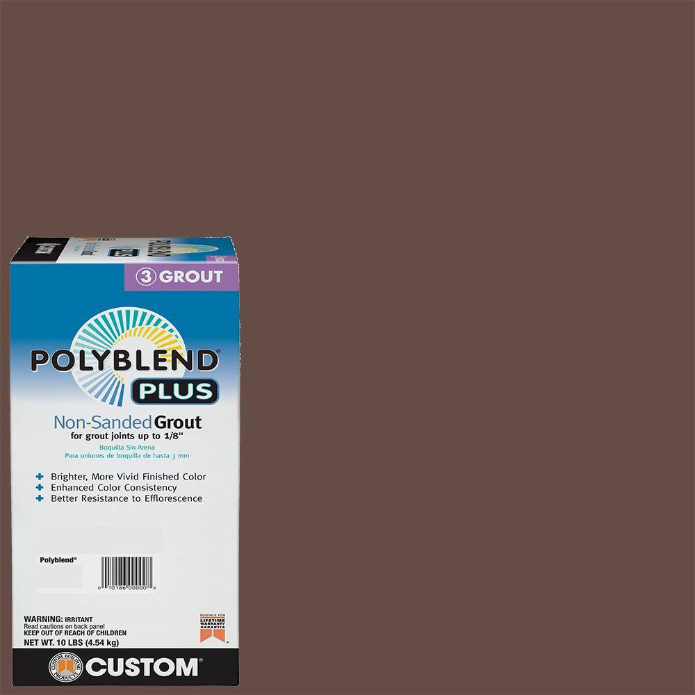 Custom Building Products Polyblend Plus #59 Sable Brown 10 lb. Unsanded Grout PBPG9510