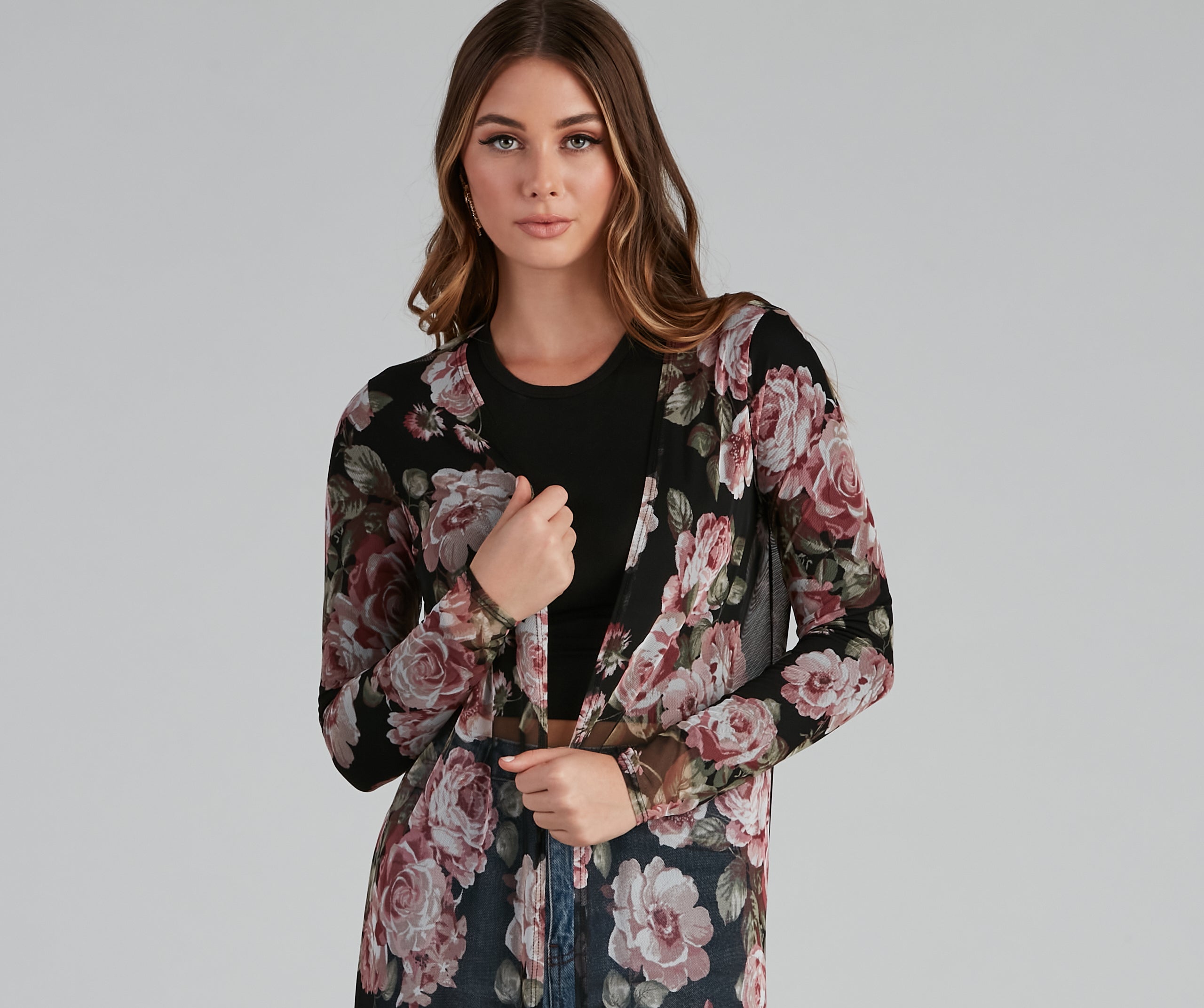 Sweet Intentions Floral Printed Duster