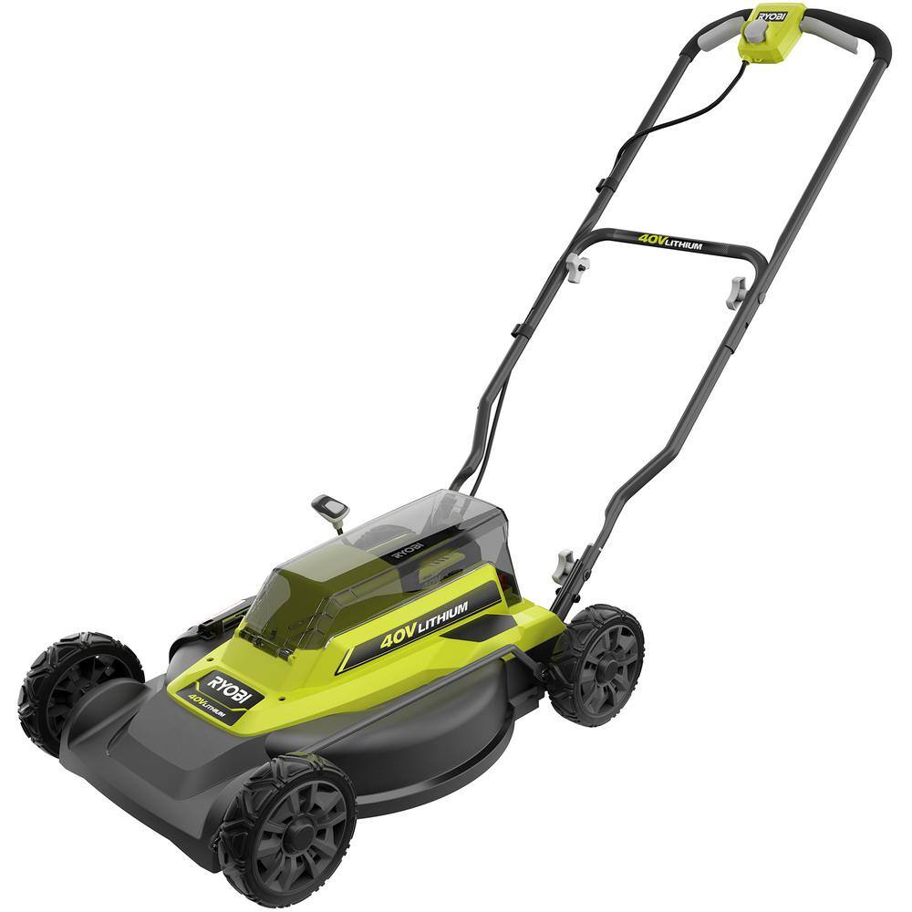 RYOBI 40V 18 in. 2-in-1 Cordless Battery Walk Behind Push Mower (Tool Only) RY401010BTL