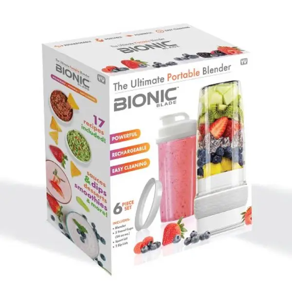 As Seen On TV 6-Piece Bionic Blade Blender