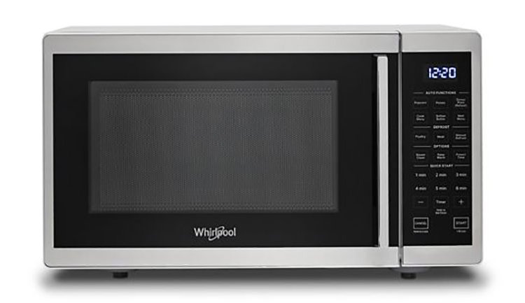 Whirlpool 0.9 Cu. Ft. Heritage Stainless Steel Countertop Microwave