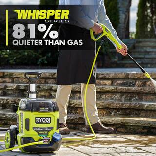 RYOBI 40V HP Brushless Whisper Series 2000 PSI 1.2 GPM Cold Water Electric Pressure Washer (Tool Only) RY40306BTLVNM