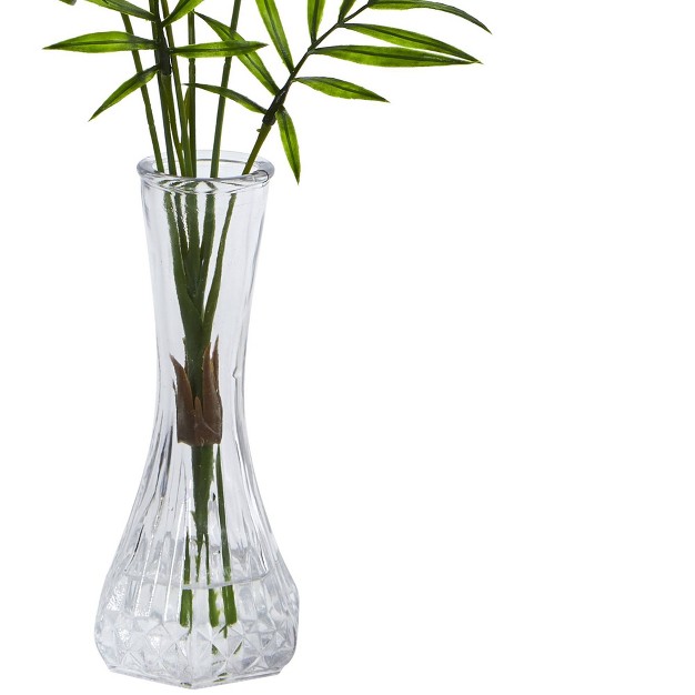 X 10 3pc Artificial Mini Palm Plant In Vase Set - Nearly Natural