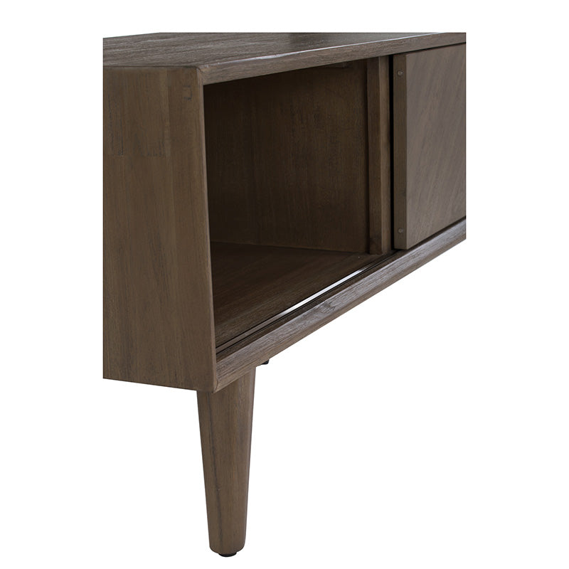 TORRELL 165cm TV Entertainment Unit - Woodline Mocha