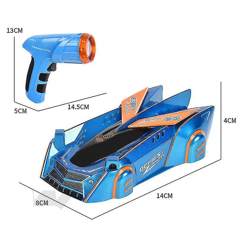 Remote Control Race Wall Climbing Car Radio Controlled Laser Gun Stunt Xmas Toyred