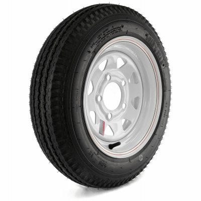 Loadstar Trailer Tireamp 5-Hole Custom Spoke Wheel (5 4.5) 480-12 LRC