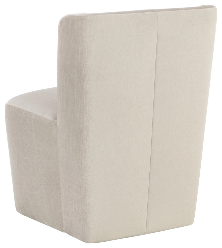 Amita Wheeled Dining Chair   Transitional   Dining Chairs   by Sunpan Modern Home  Houzz