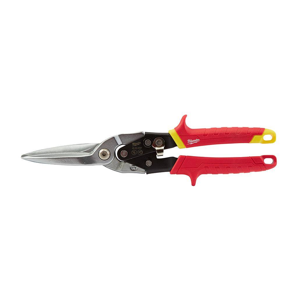 MW 11.5 in. Long Straight-Cut Aviation Snips 48-22-4537