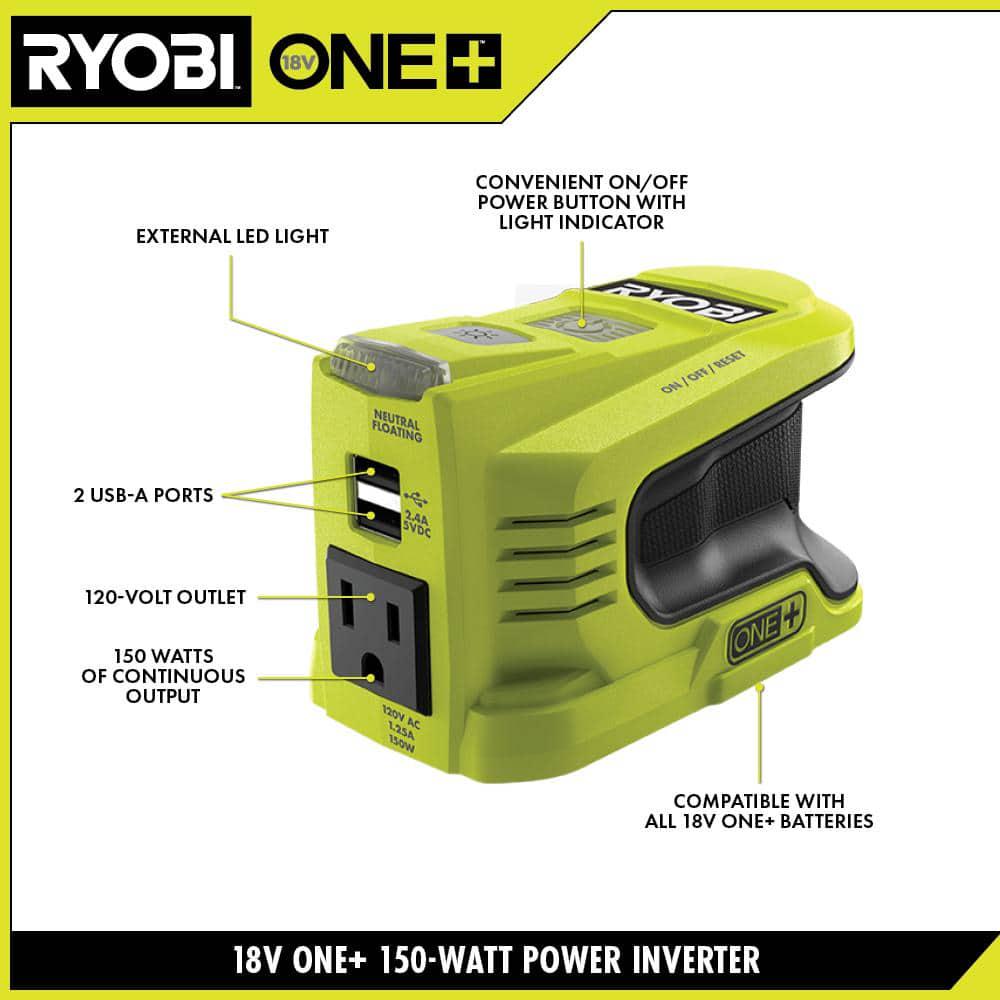 RYOBI 150Watt Power Source for ONE 18V Battery