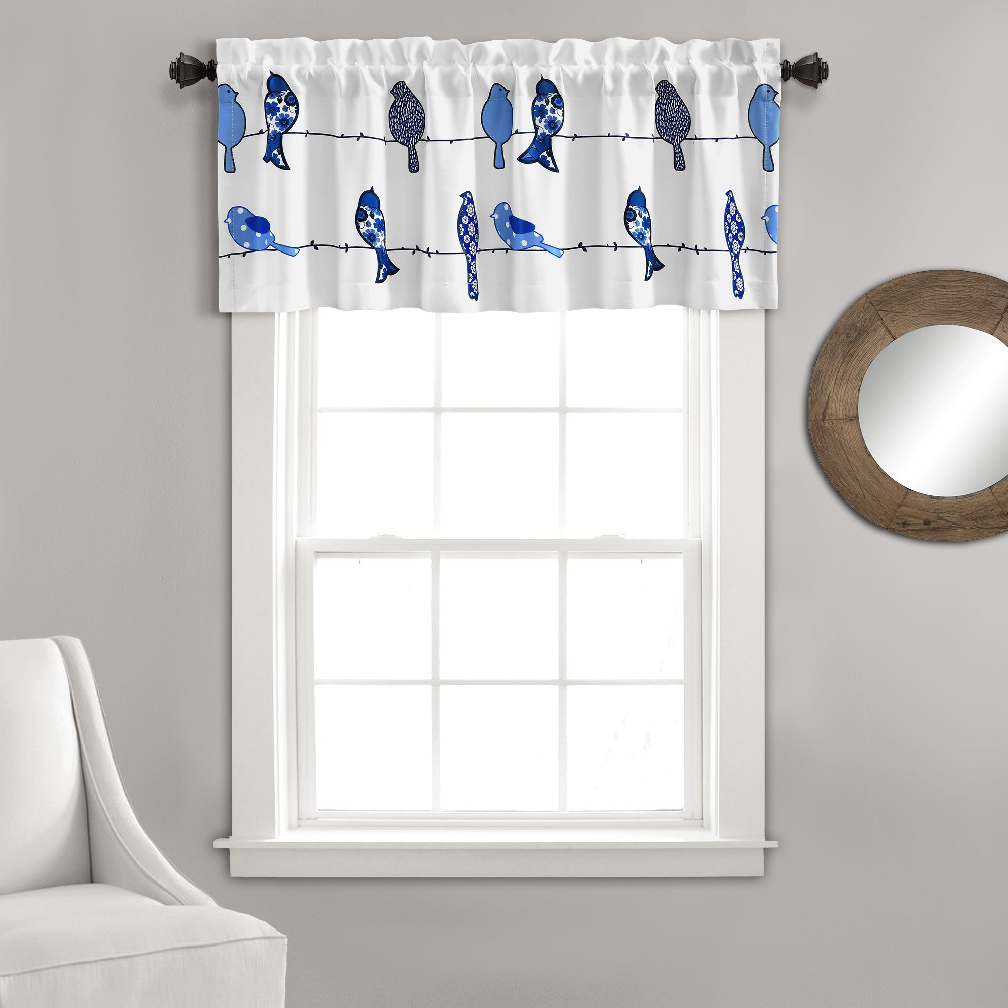 Rowley Birds Room Darkening Valance