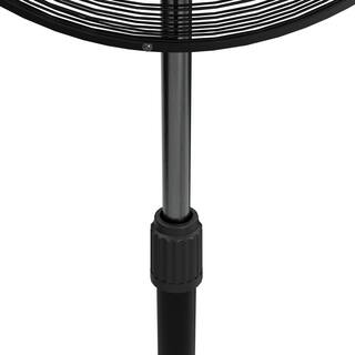 Hunter Classic 16 in. 3-speed Pedestal Fan in Matte Black with Non-slip Base and Easy-Carry Handle 97316