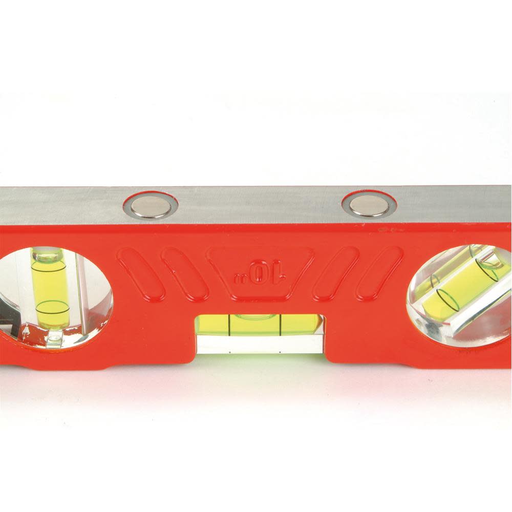 Kapro 10 Cast Toolbox Level with Plumb Site， Magnetic