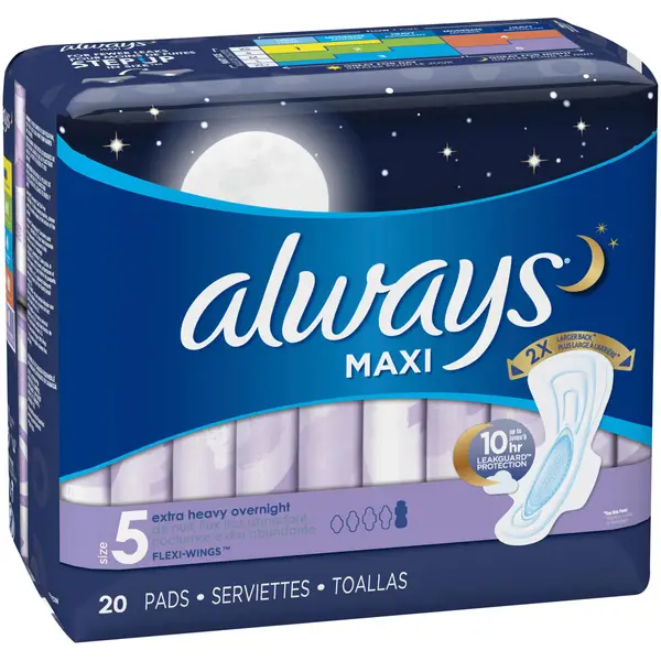 Always Maxi Pads Extra Heavy w/Wings