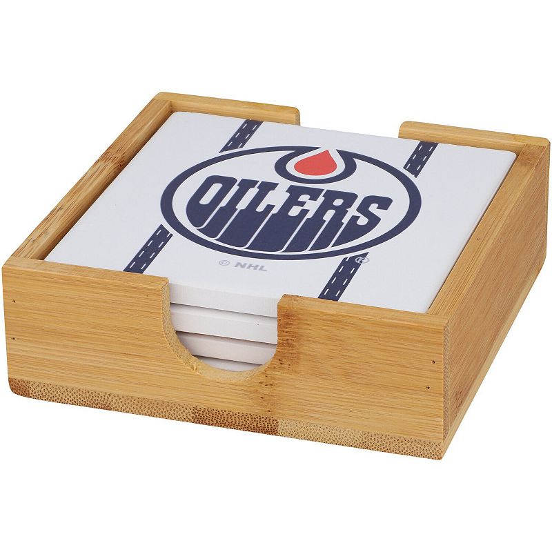 Edmonton Oilers Team Uniform Coaster Set