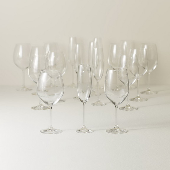 Lenox 891669 Tuscany Classics 18 Piece Mixed Glass...