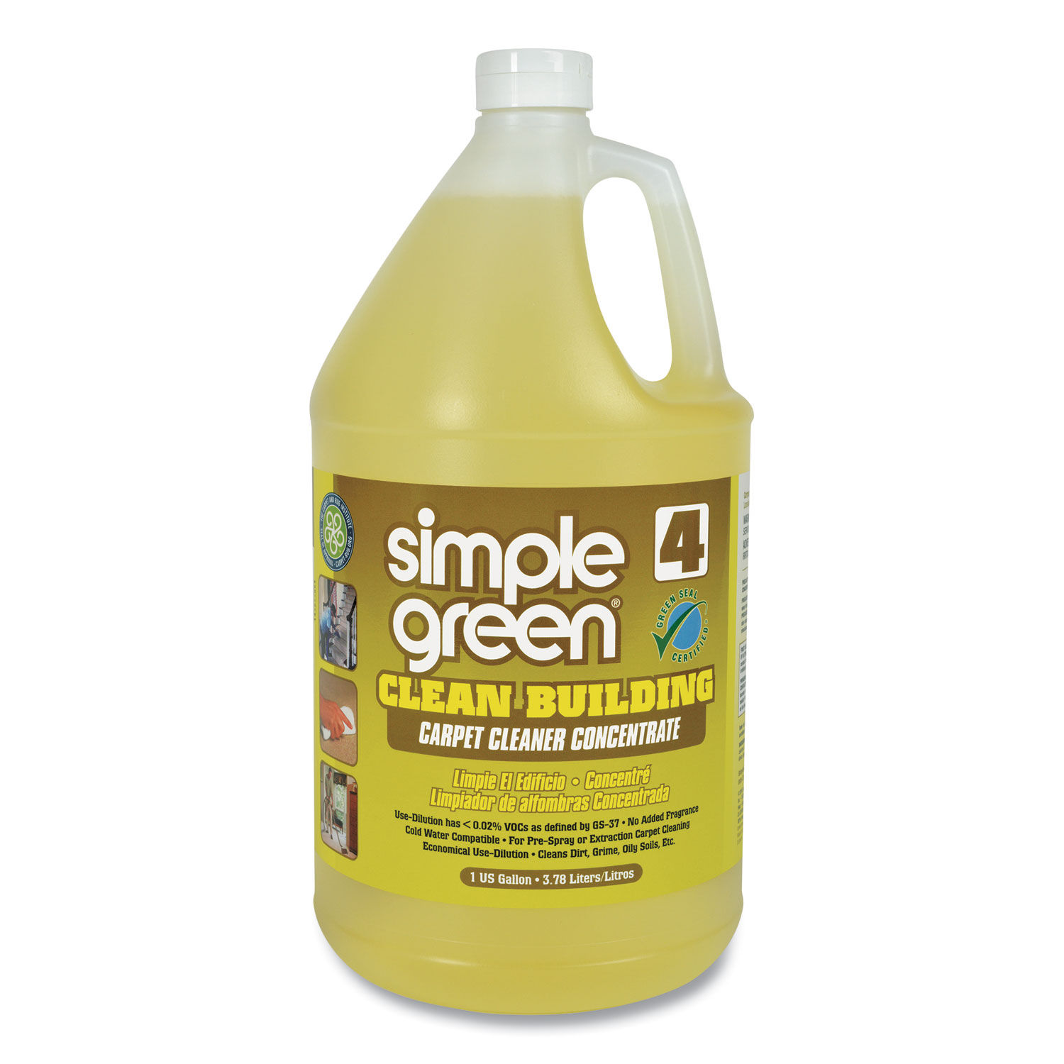 Clean Building Carpet Cleaner Concentrate by Simple Greenandreg; SMP11201