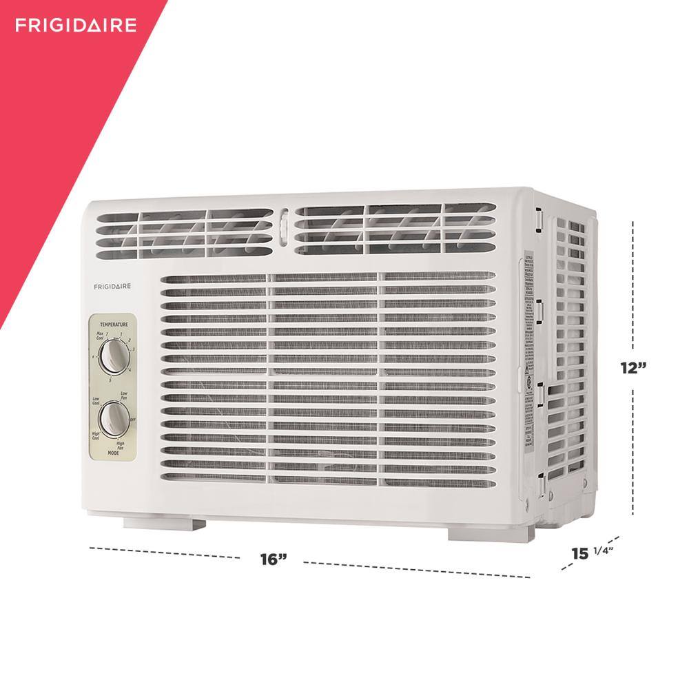 Frigidaire 5000 BTU 115-Volt Window-Mounted Mini-Compact Air Conditioner with Mechanical Controls FFRA051WAE