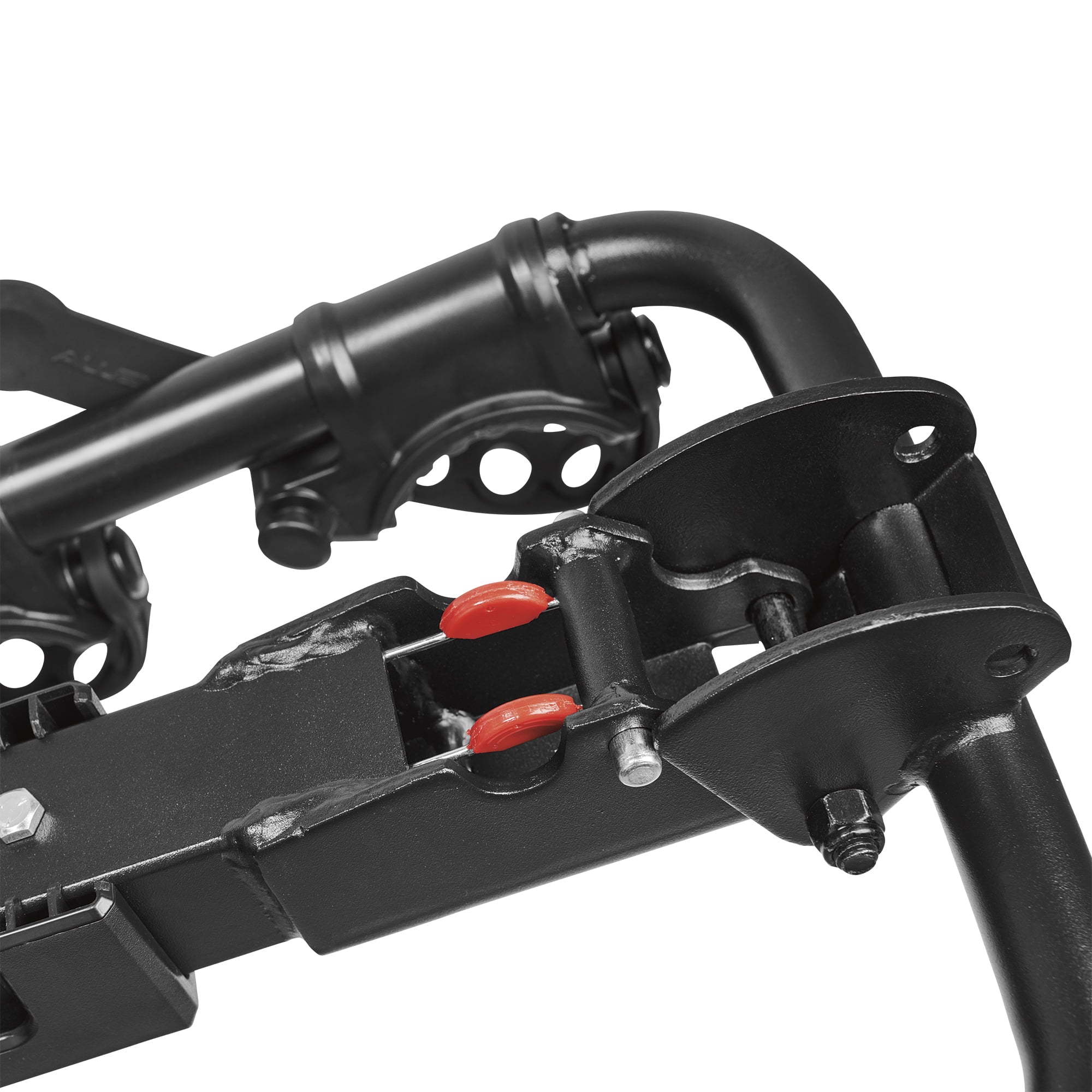 Allen Sports Premier Locking 4-Bike Rack fits 2 in Receiver Hitch， for Vehicle with Spare Tire， 140 lbs capacity， model 400QR